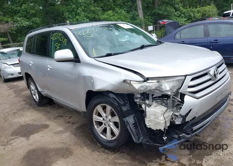 2012 Toyota Highlander Se V6 from USA, damaged, VIN 5TDBK3EH7CS101833